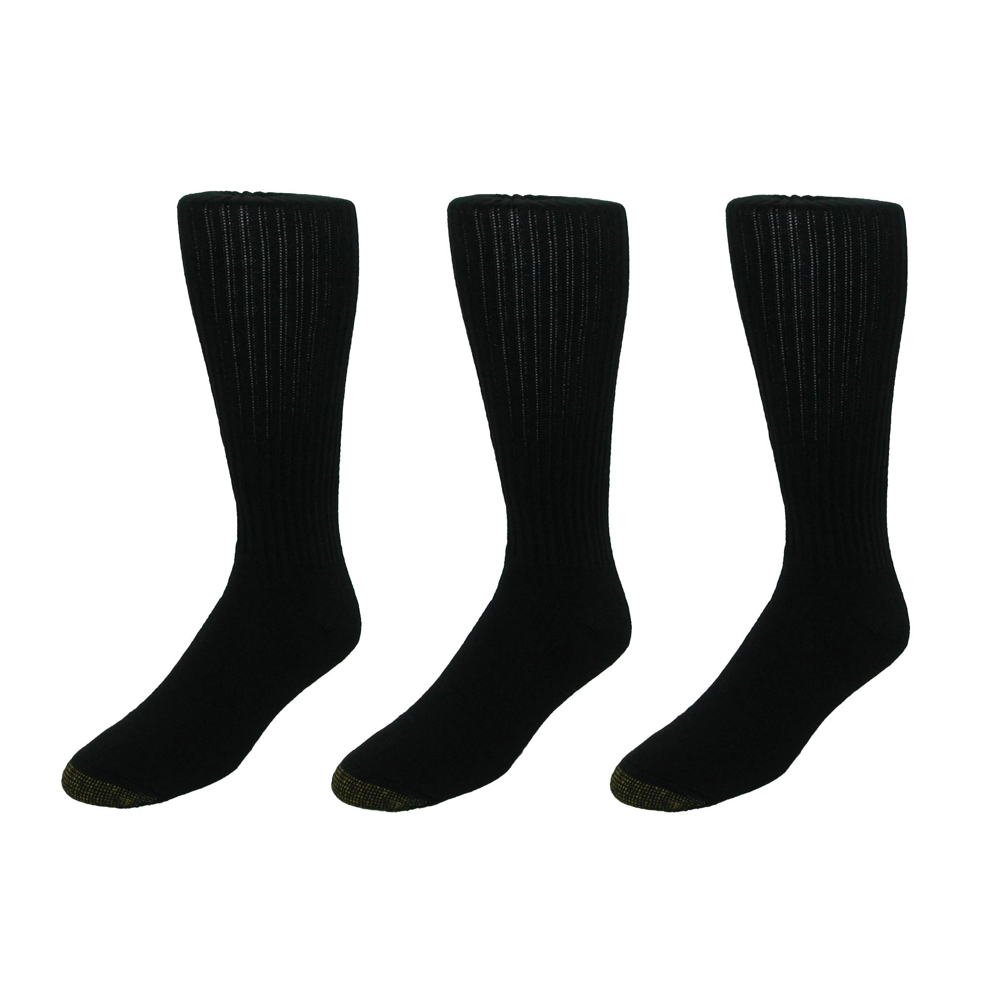 Gold Toe Men's Cotton Ultra Tec Over the Calf Socks (Pack of 3)