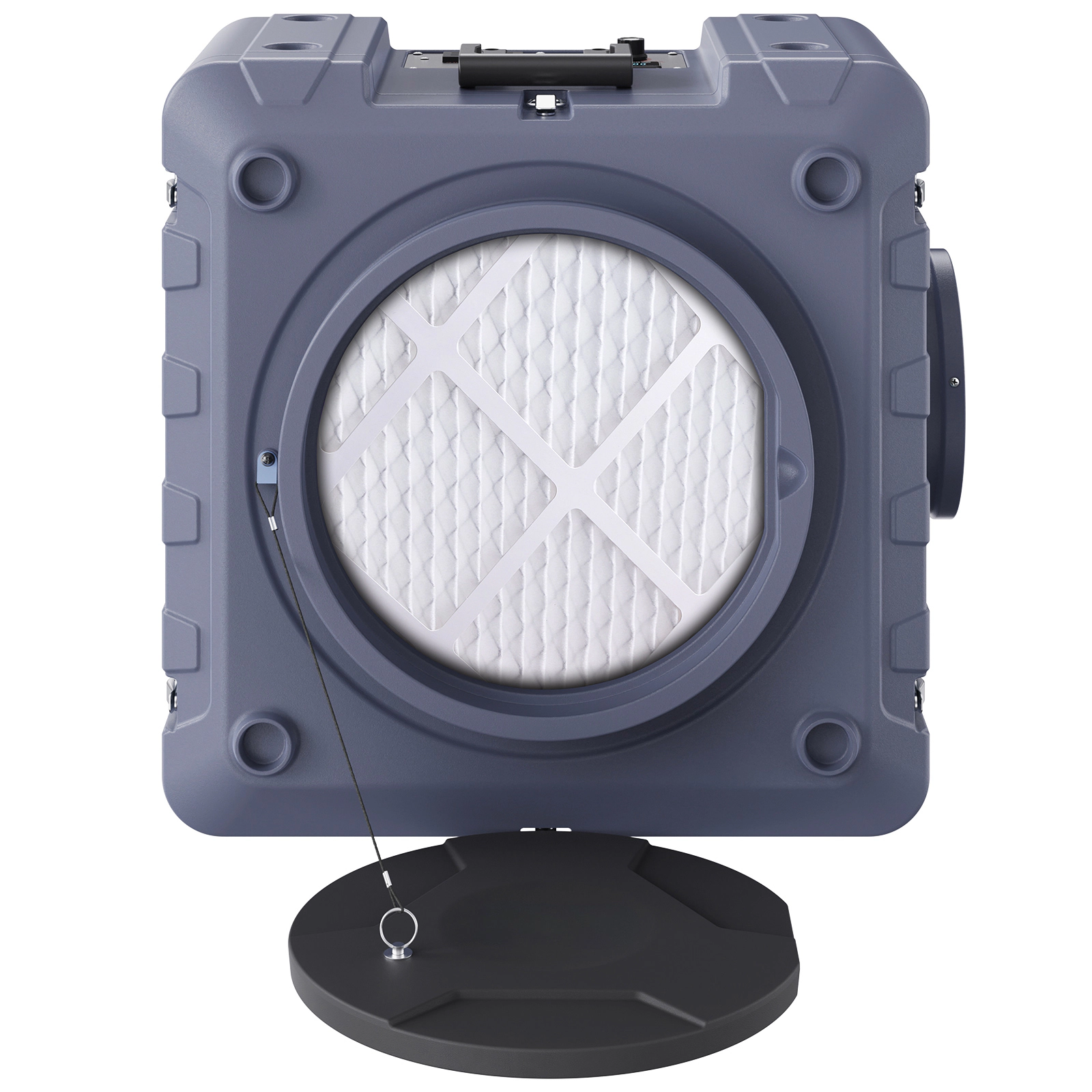 HONGGE Air Scrubber with 3-Stage Filtration Stackable Negative Air Machine Air Cleaner with MERV10 Carbon H13 HEPA for