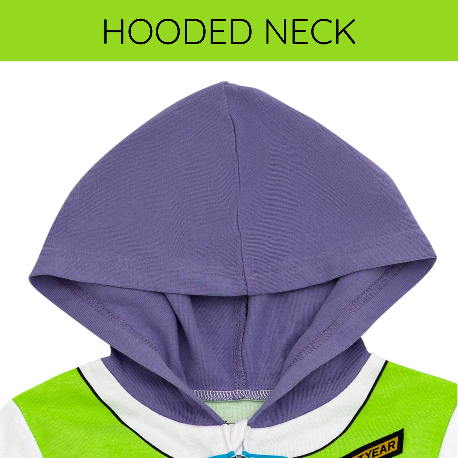 Disney Toy Story Buzz Lightyear Boys' Cosplay Hooded One Piece