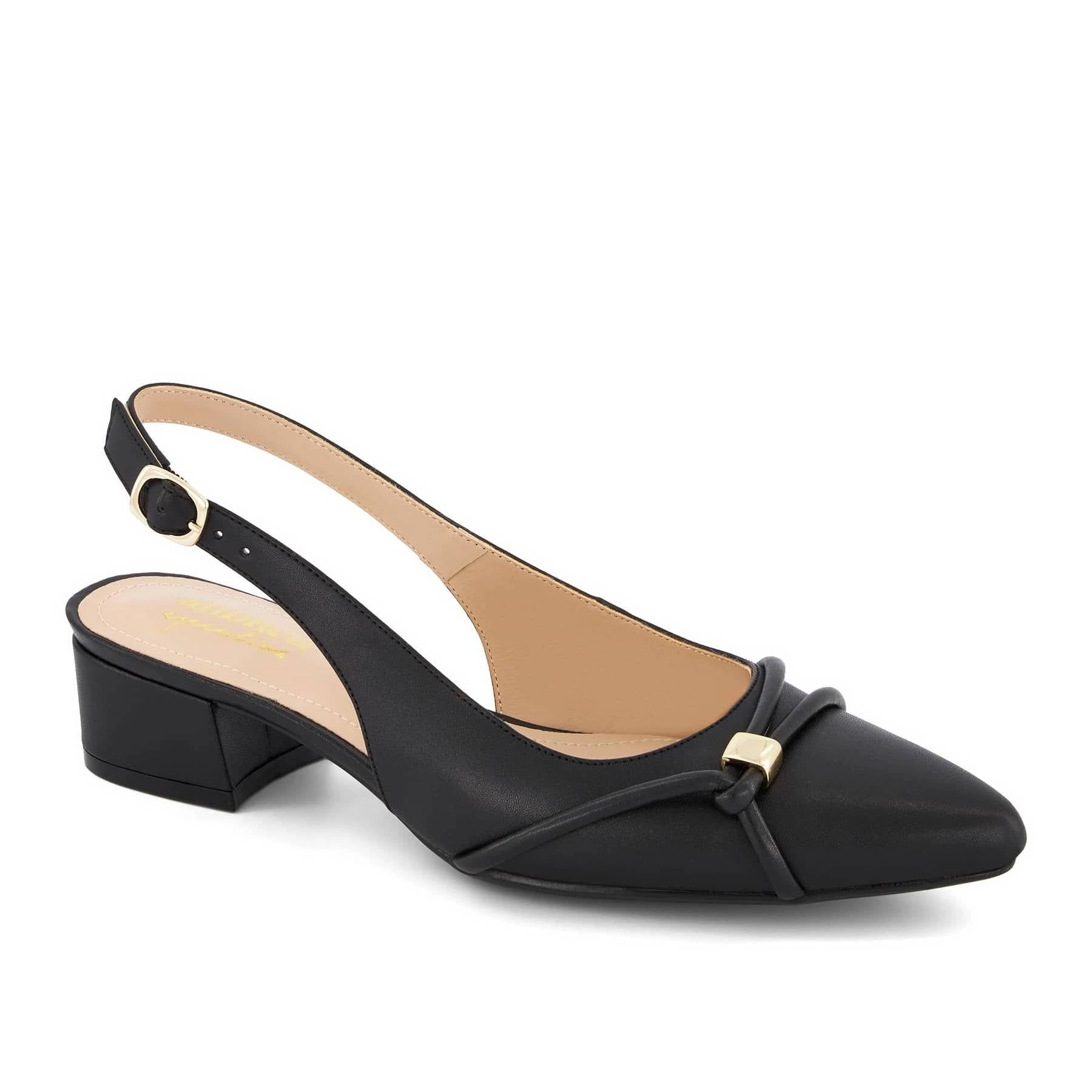 Andrea Slingback Low Heel Pumps