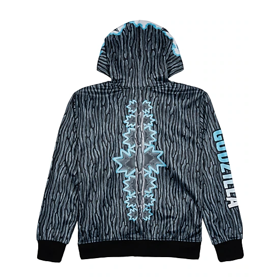 Godzilla Matching Family Cosplay Fleece Zip-Up Hoodie