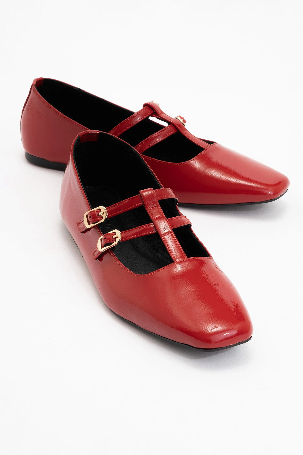 Forever & Always Womens Starling Leather Mary Jane Flats