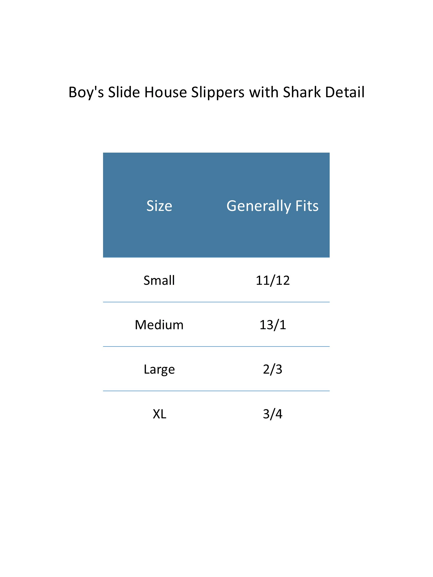 CTM Boy's Slide House Slippers with Shark Detail