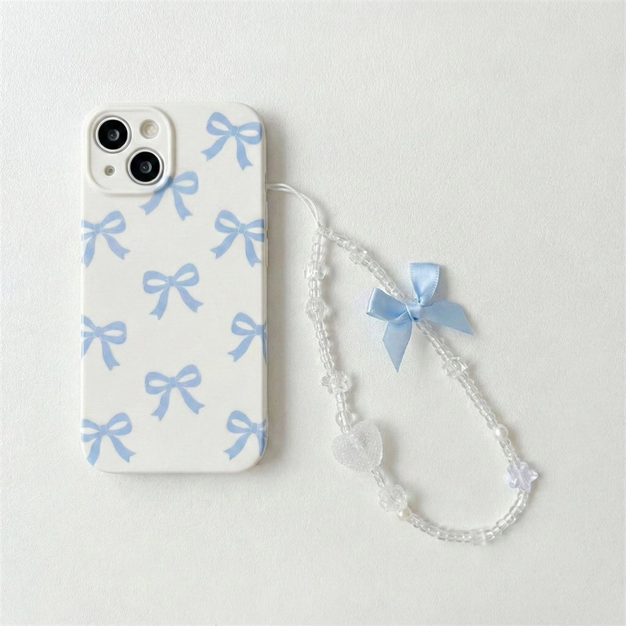 Alilang Women's 3-PC Star Beaded Phone Charm Strap with Pearl-Style Accent Beads