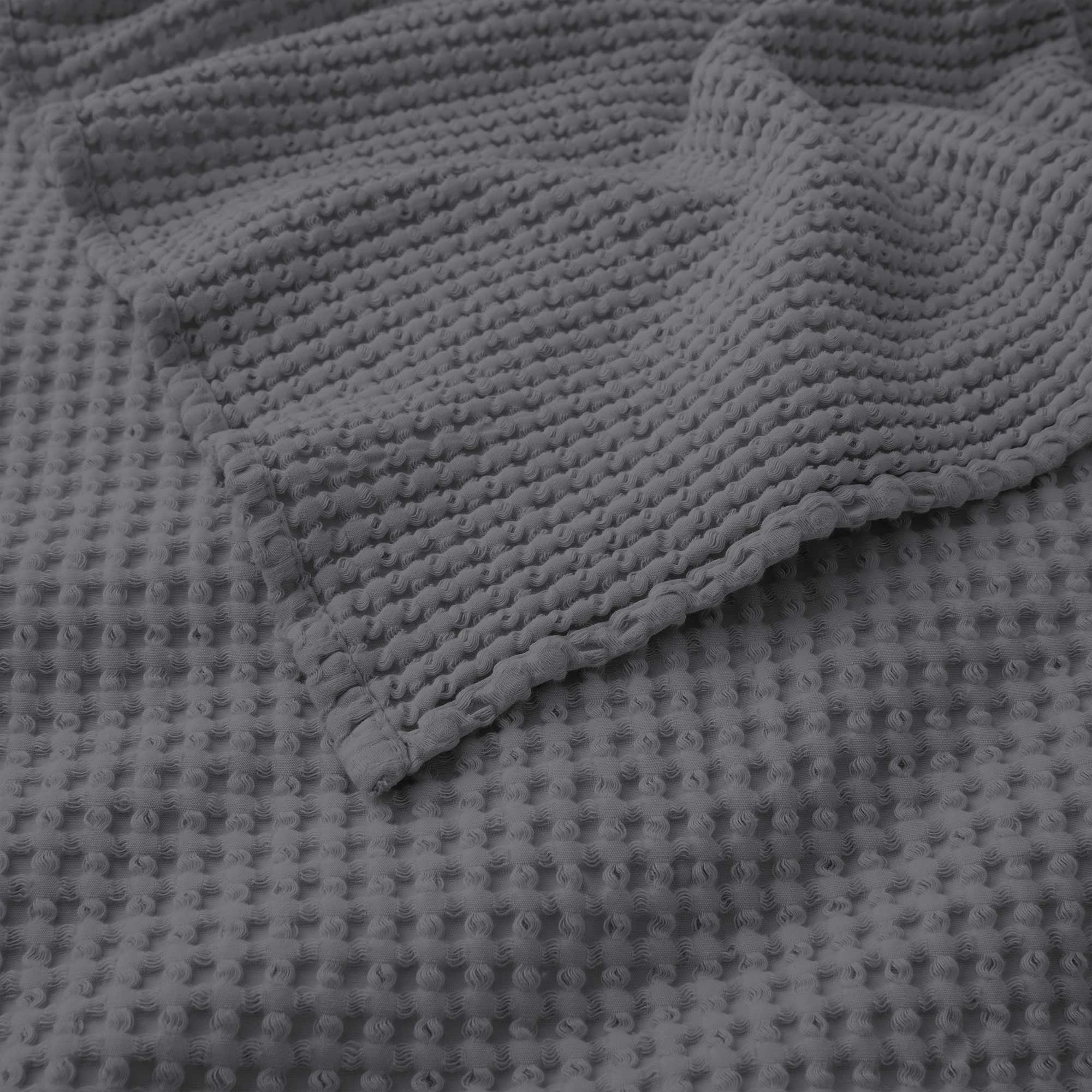 PEACENEST Cotton Waffle Blanket Soft Breathable Bed