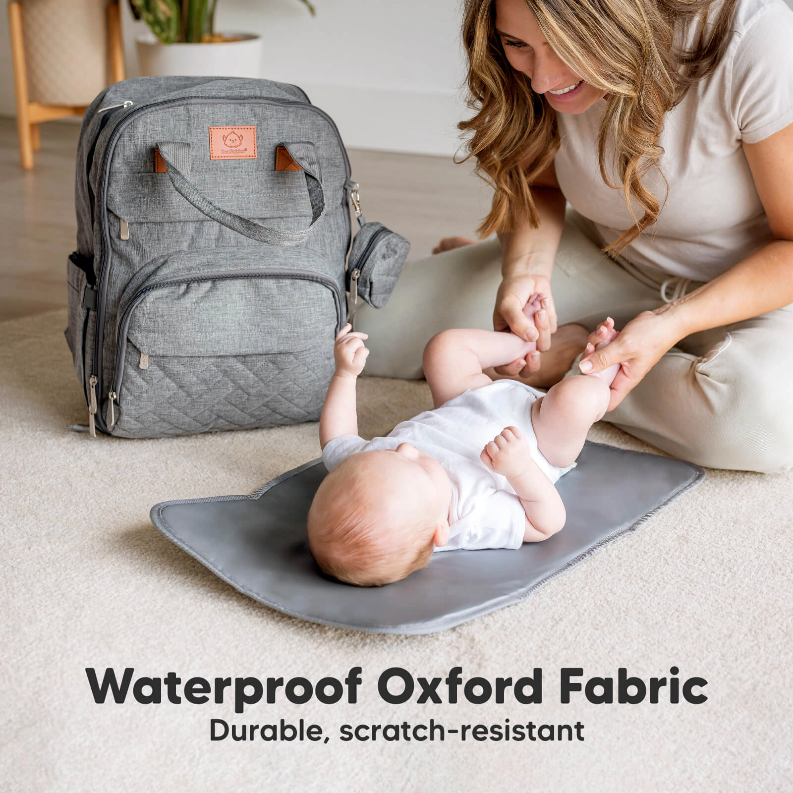 KeaBabies Rove Diaper Bag for Baby Boys, Girls