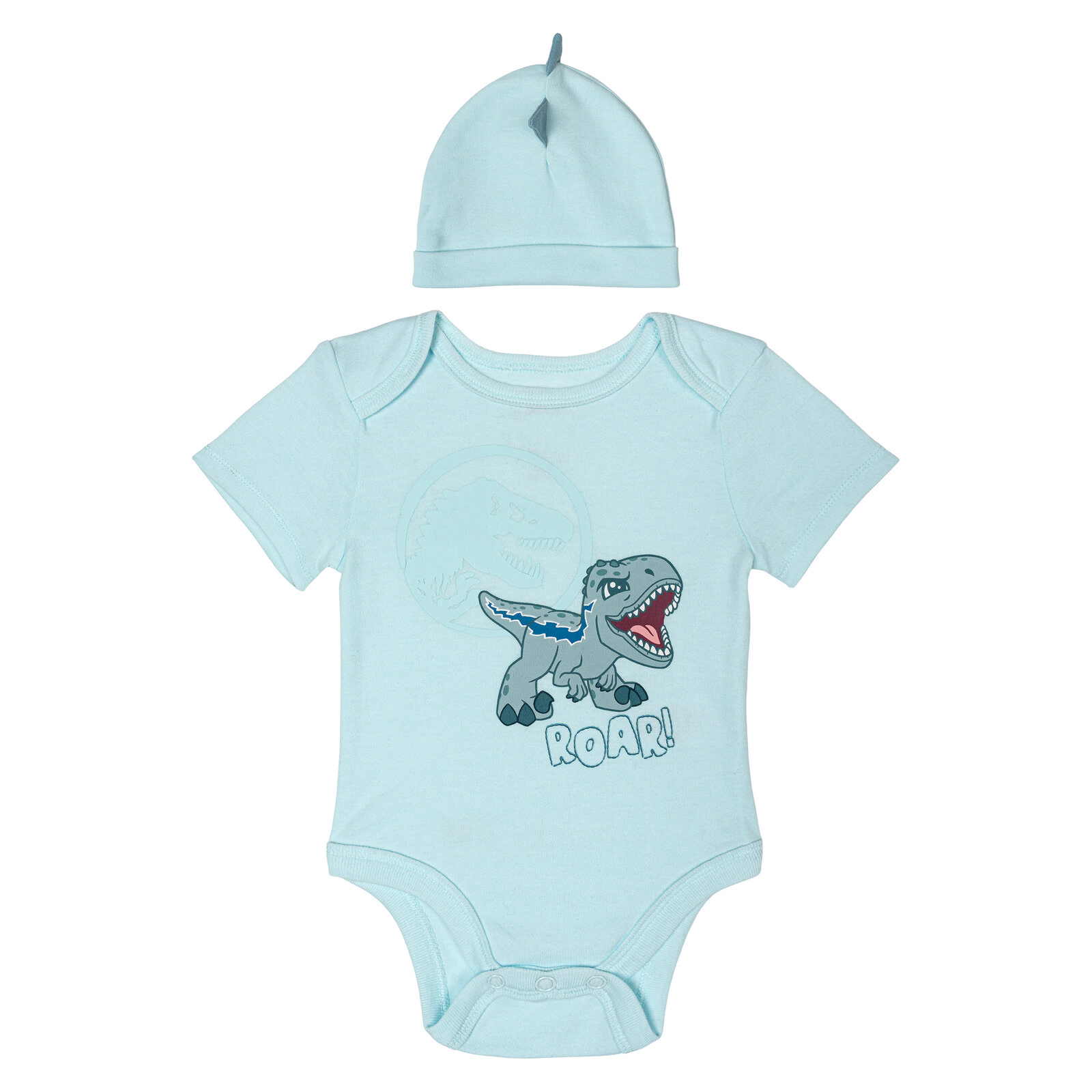Jurassic World Park Baby Boys' Cosplay Bodysuit and Hat Set