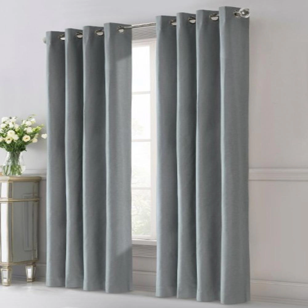 Commonwealth Edison Grommet Dressing Window Curtain Panel - Blue