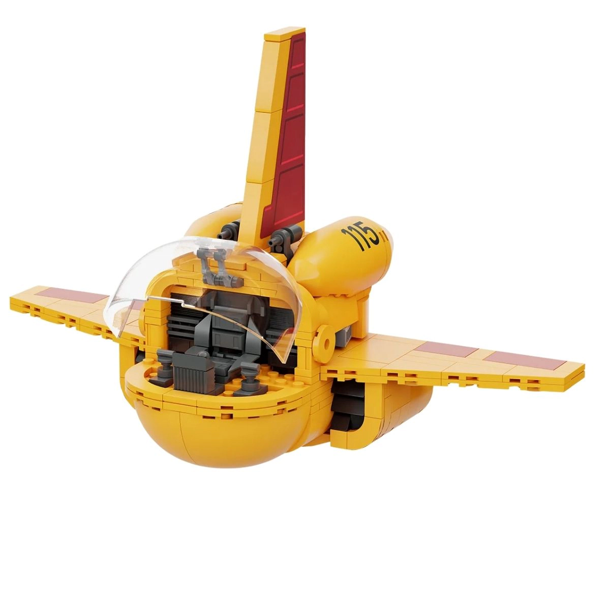 Pantasy Dragon Ball Classic Ride Series: Yamcha’s Airplane Building Block Set, 390 Pieces