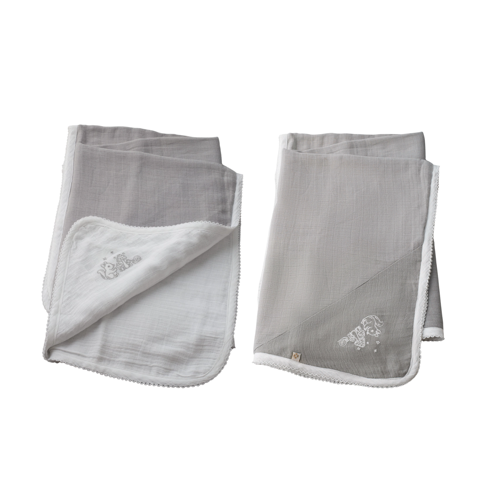 Woodland Whispers Reversible Blanket- 30'' x 30''