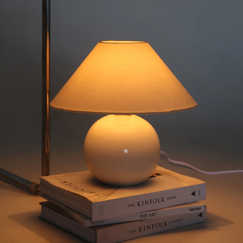 Brightech Fiona Ceramic Bedside Table Lamp