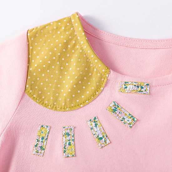MyKids-USA Girls Cotton Cap Sleeve Tee, Pink