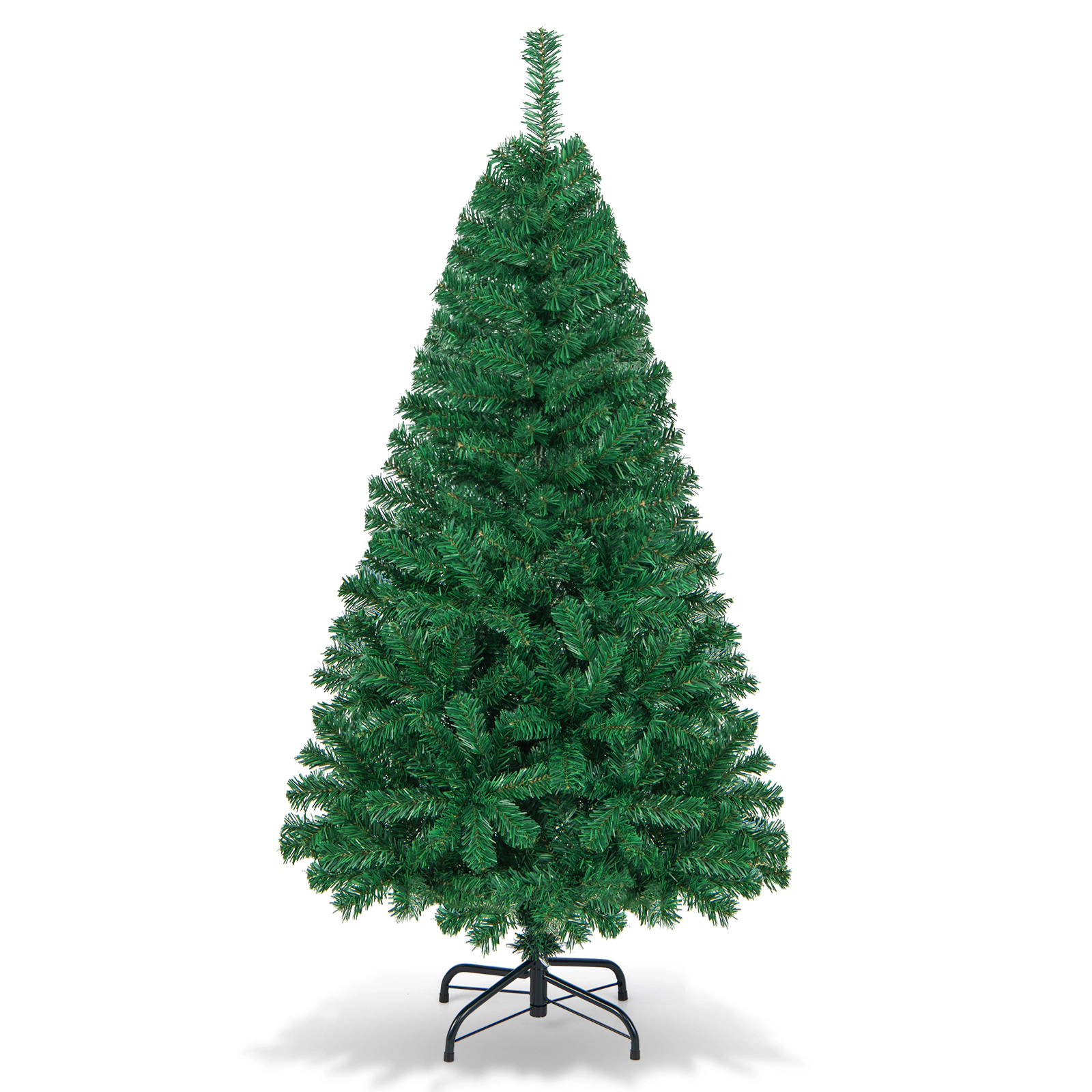 Costway 5/6/7/8Ft Artificial PVC Christmas Tree Stand Indoor Outdoor