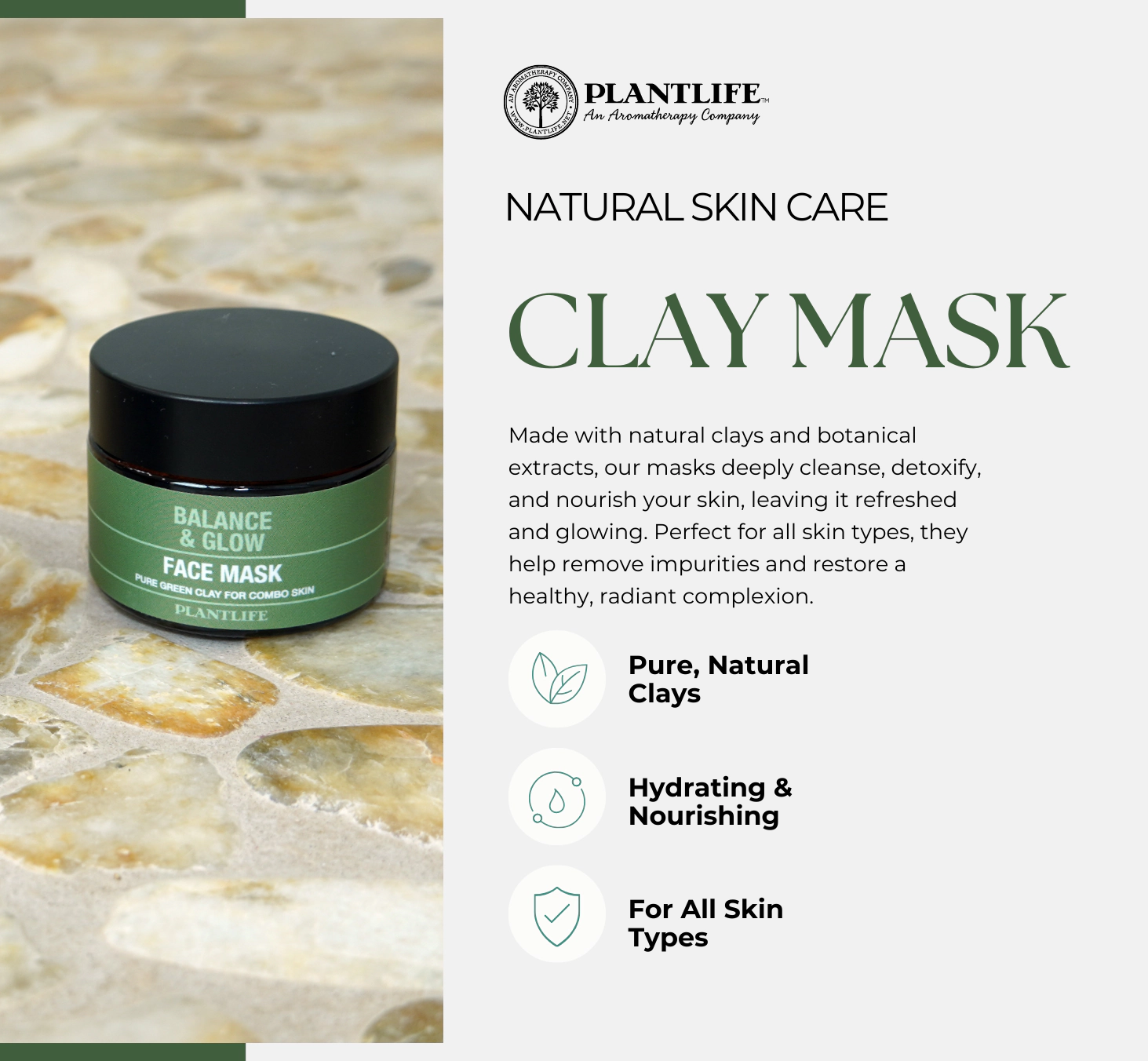 Plantlife Clay Mask Trio Set