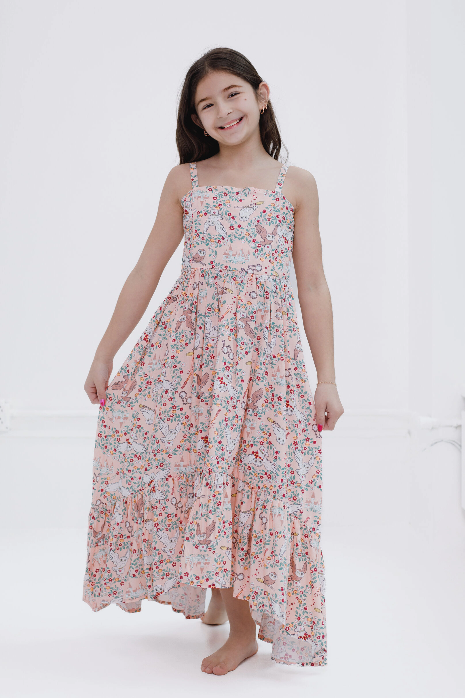 Harry Potter Girls' Sleeveless Maxi Dress