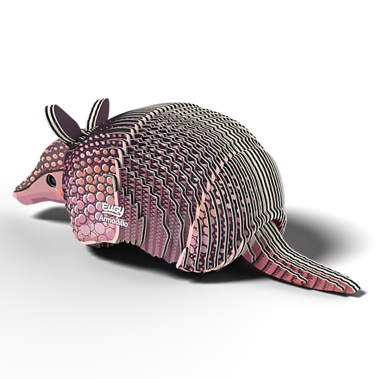 EUGY Armadillo 3D Puzzle - contains 42 puzzle pieces