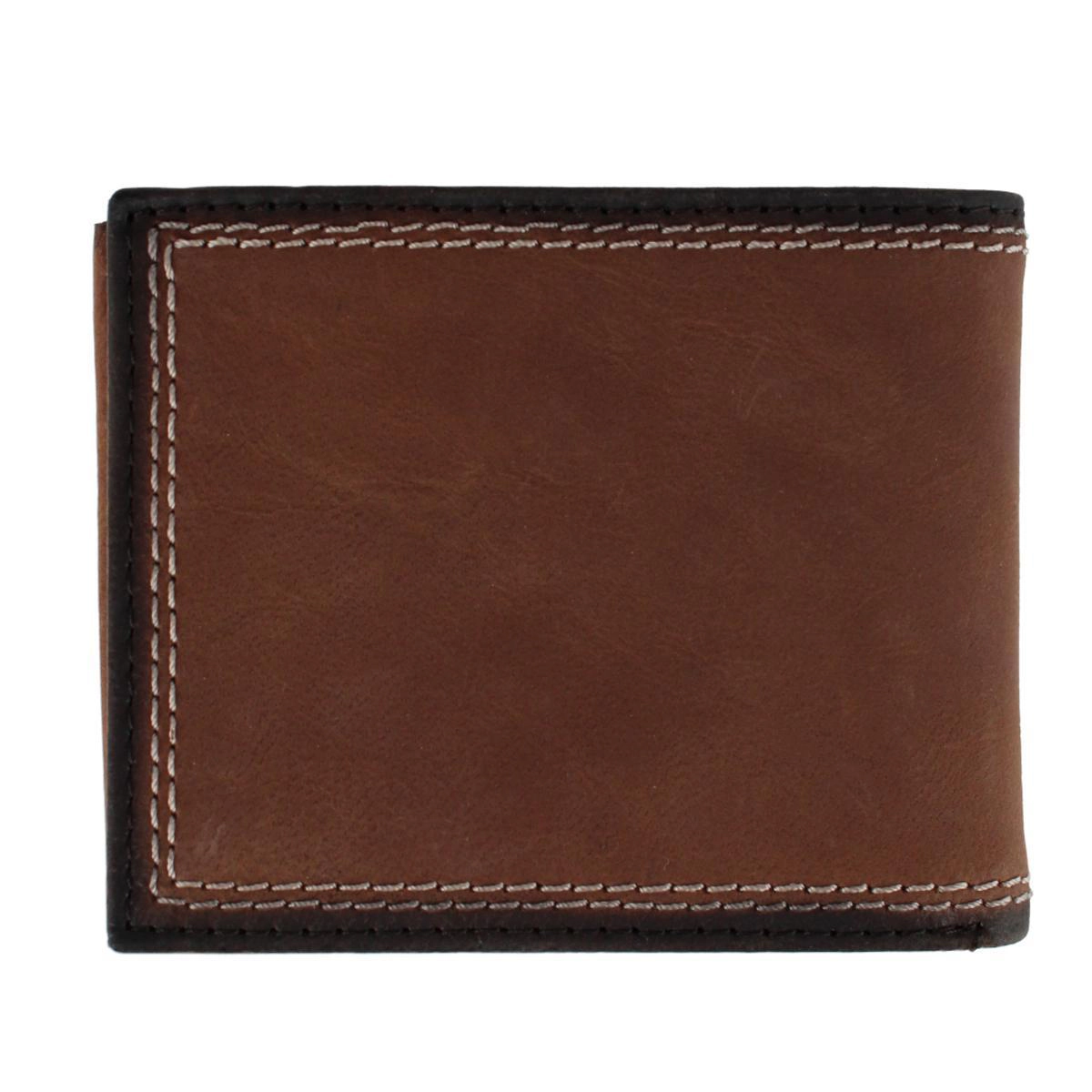 Columbia Men's Leather Traveler Bifold RFID Wallet