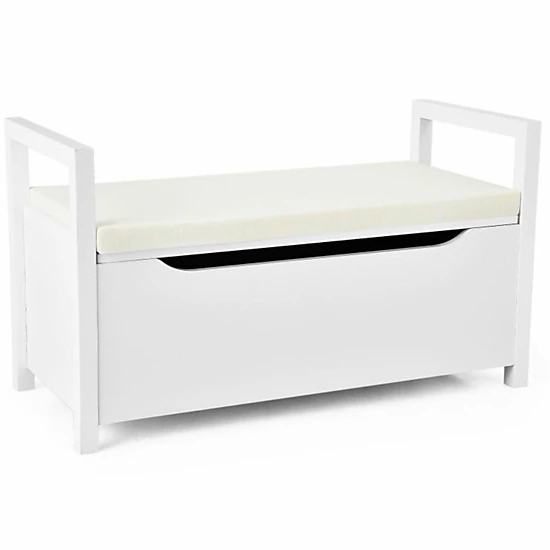 Hivvago Shoe Storage Bench with Cushion Seat for Entryway