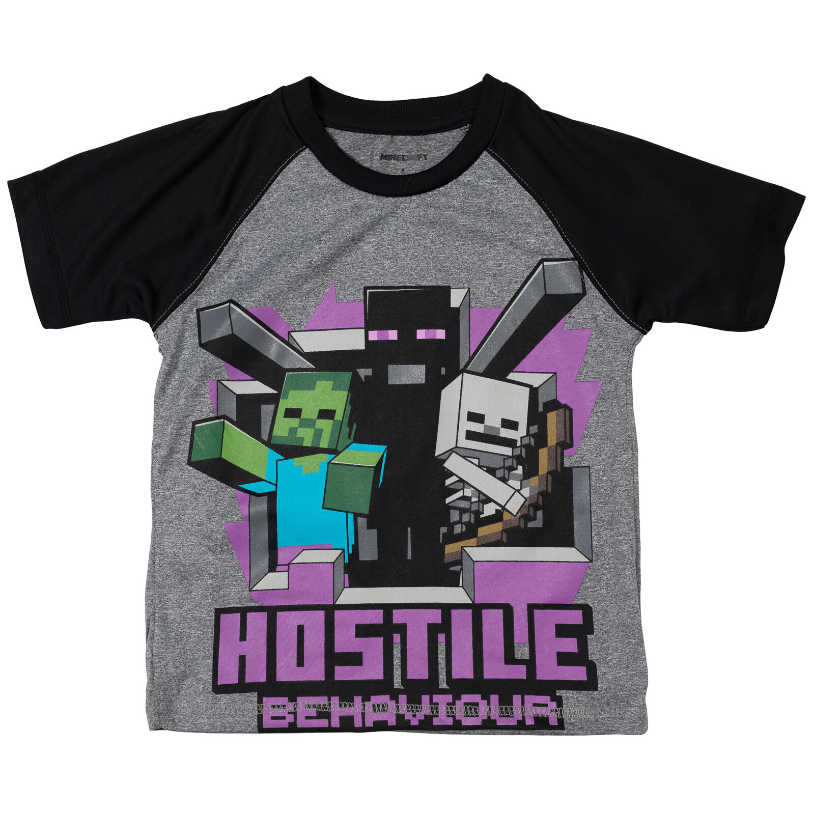 Minecraft Boys' Athletic T-Shirts 3-Pack