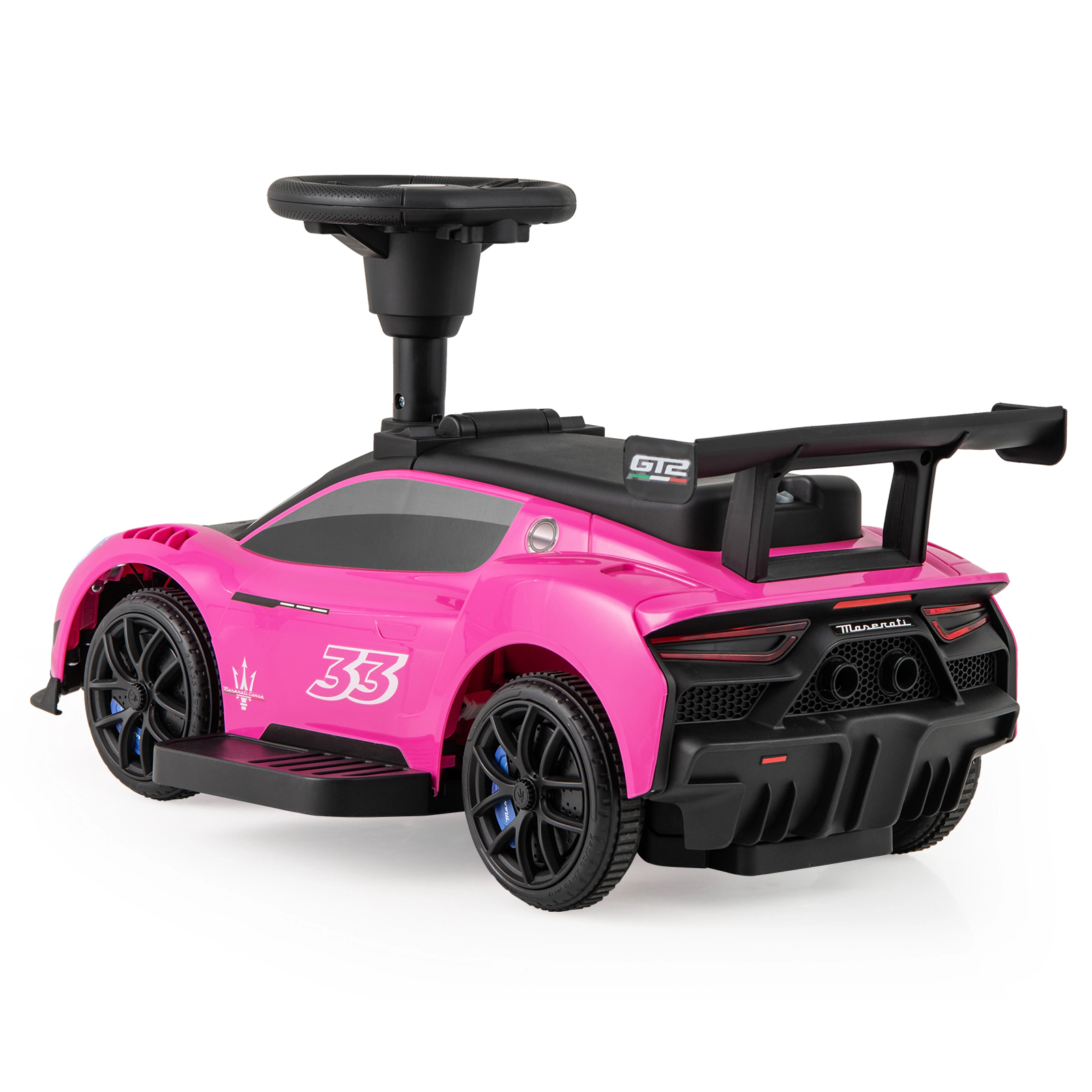 LJG 6V Electric Kids Ride on Push Car Maserati Licensed with Foot Pedal and Music