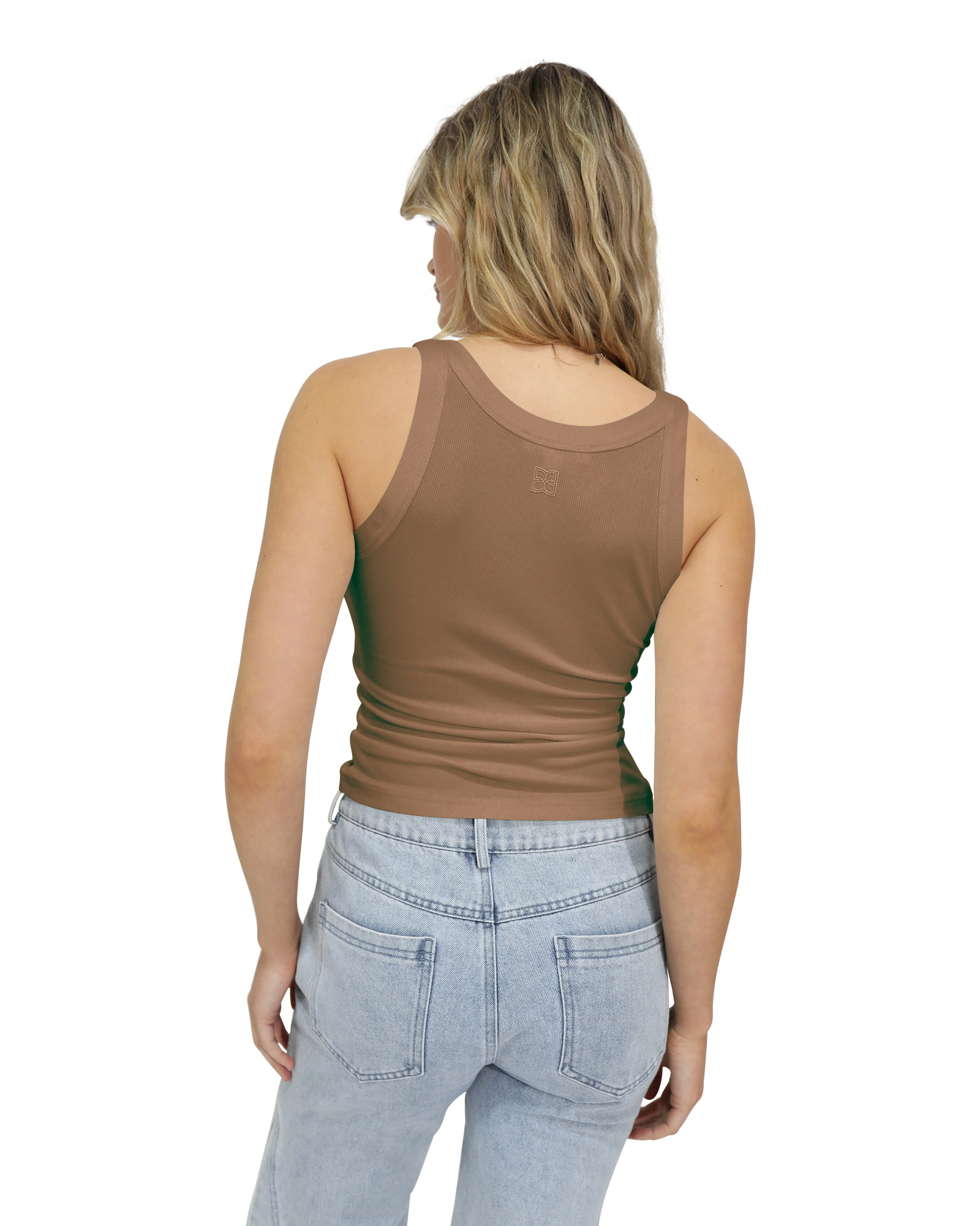 Belle & Bloom Womens Last Time Ribbed Tank Top