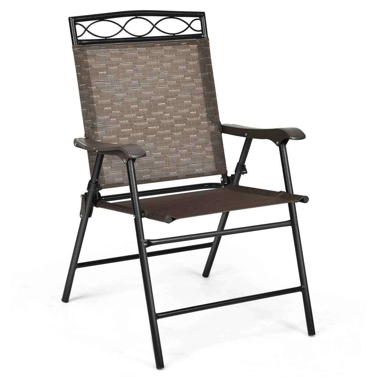 LJG Set of 4 Patio Folding Chairs