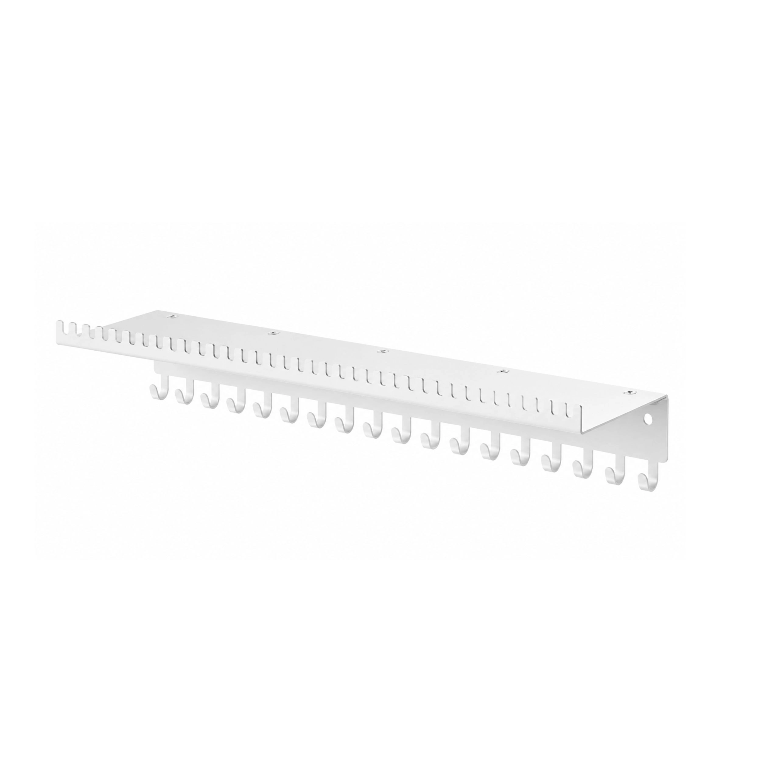 Stock Preferred Wall Mounted Jewelry Organizer with Shelf and 56 Hooks for Necklaces
