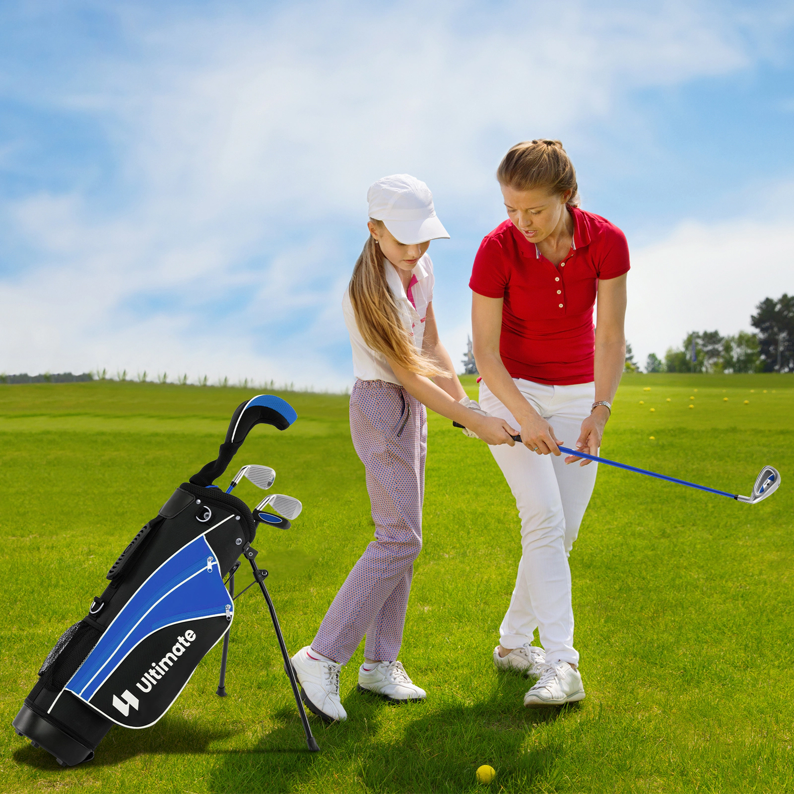 LJG Junior Complete Golf Club Set for Age 8 to 10