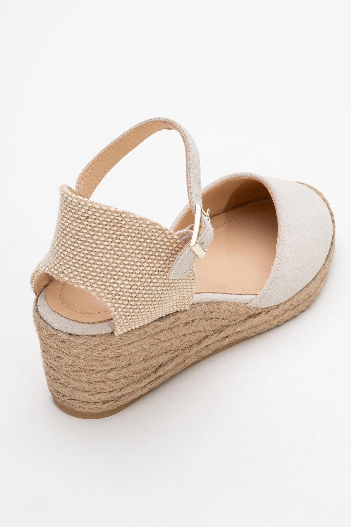 Forever & Always Womens Aldea Leather Platform Espadrille