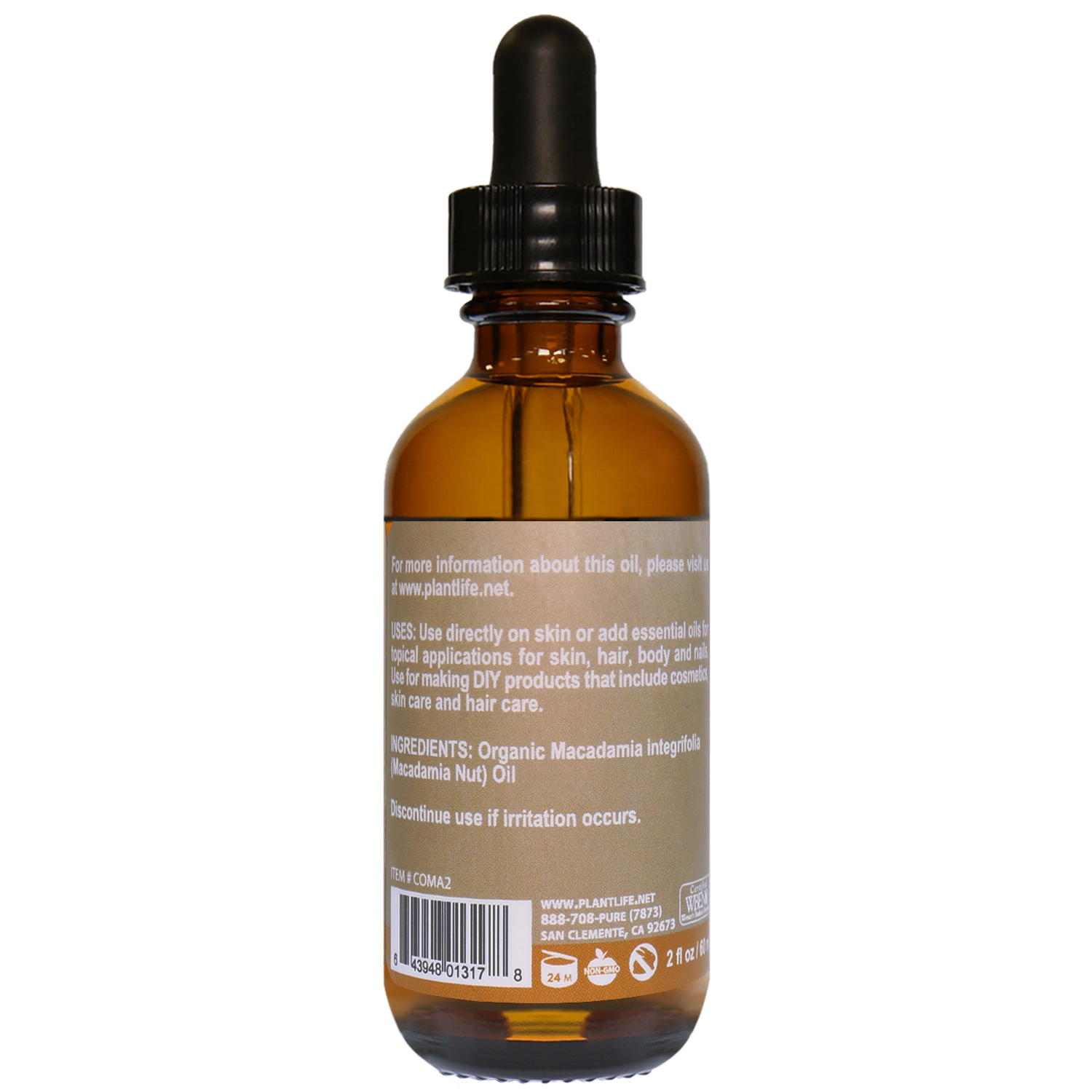 Plantlife Macadamia Nut Carrier Oil