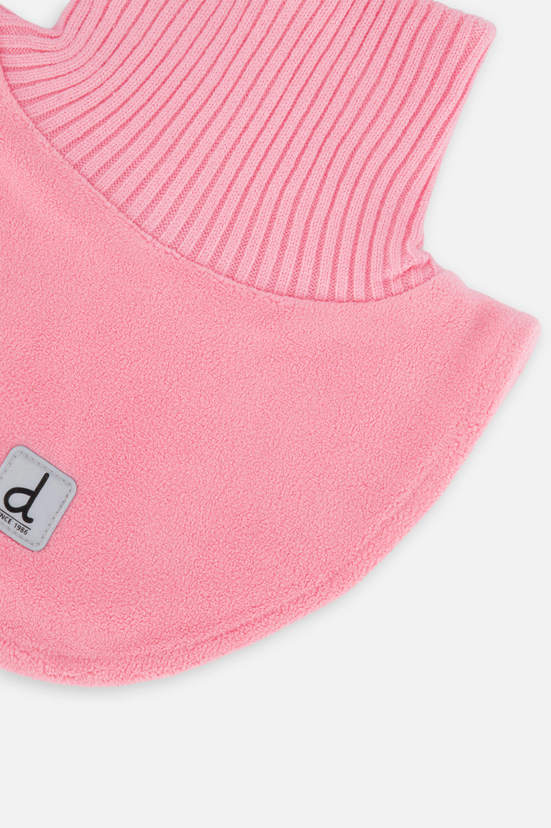 Deux par Girls Ribbed Knit & Polar Fleece Turtle Neckwarmer 2-4 Years