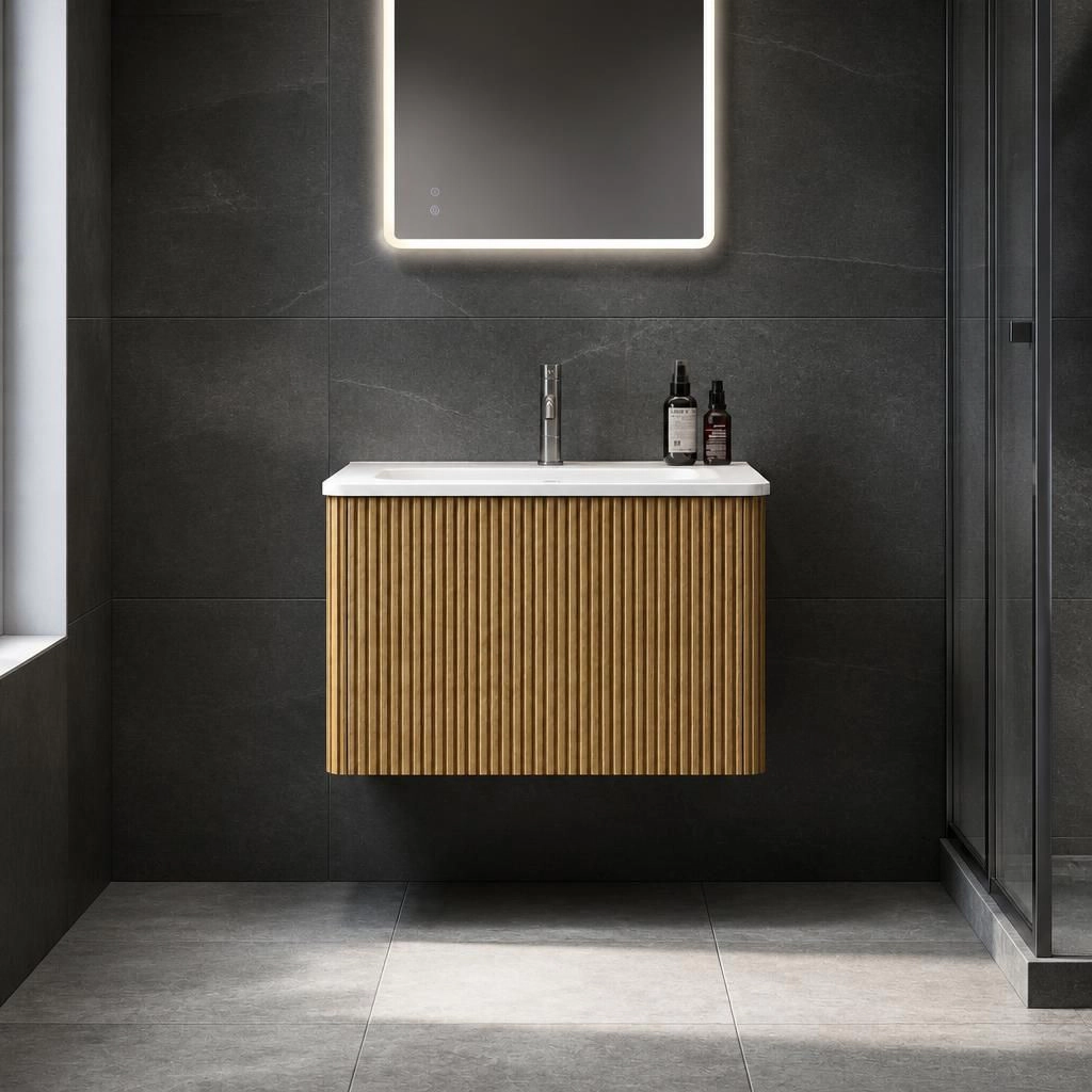 ELEMENT ACE Compact Freestanding Bathroom Vanity Cabinet