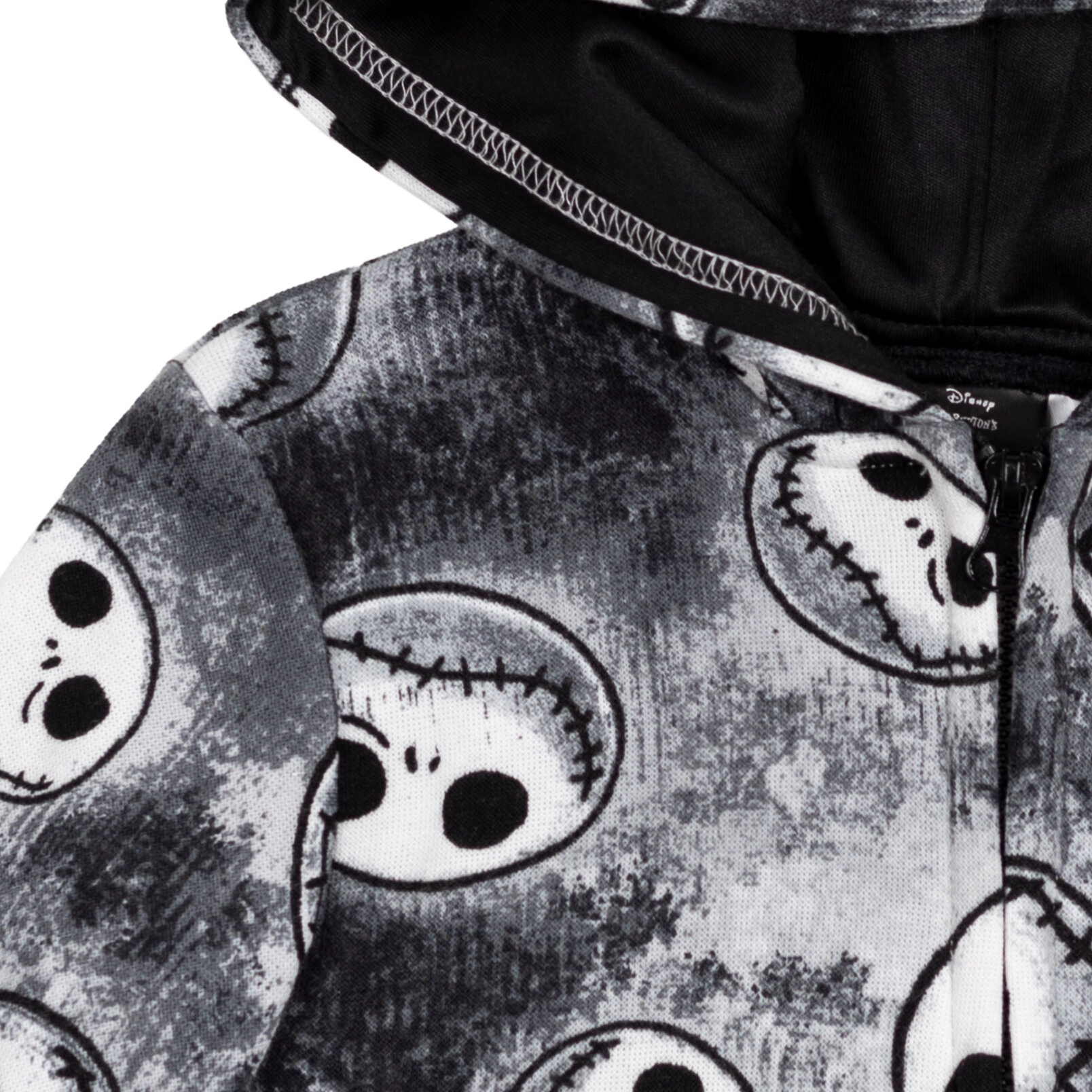 Disney Nightmare Before Christmas Jack Skellington Boys' Fleece Zip-Up Hoodie
