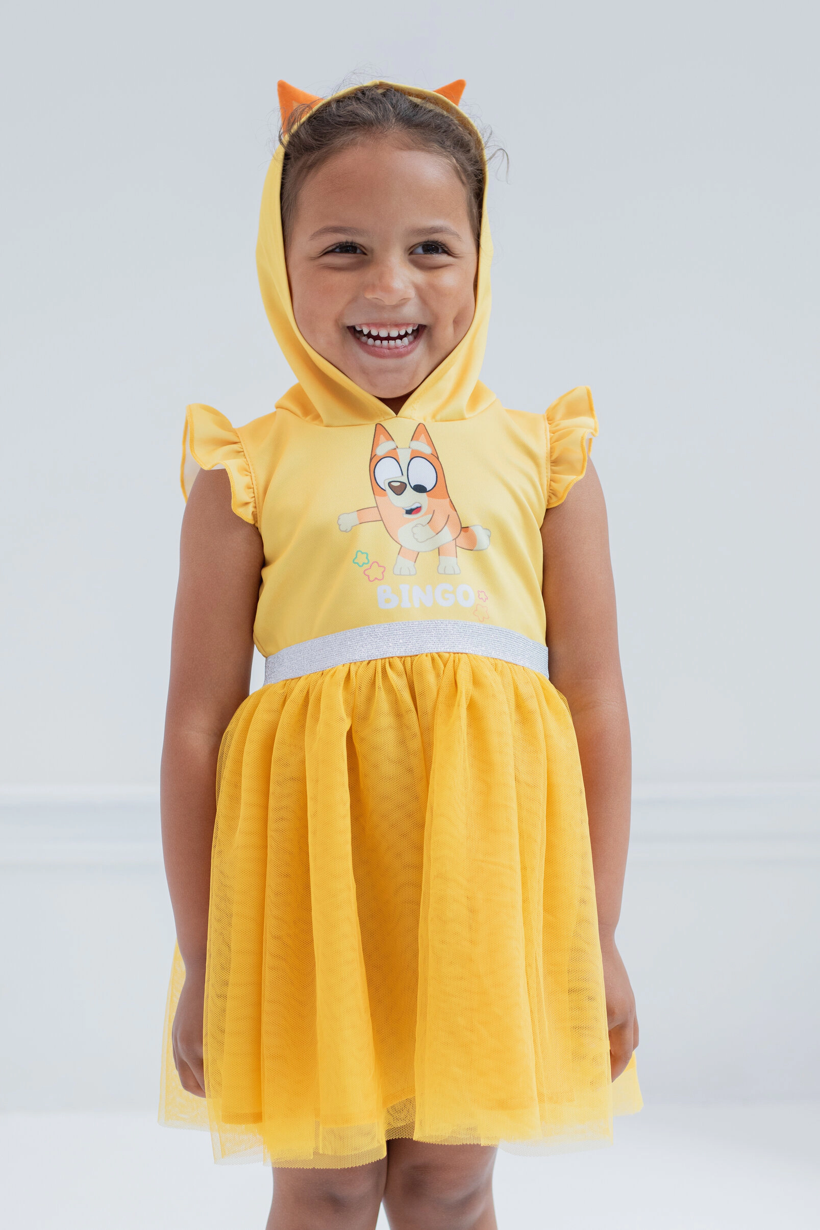 Bluey Girls' Cosplay Hooded Dress