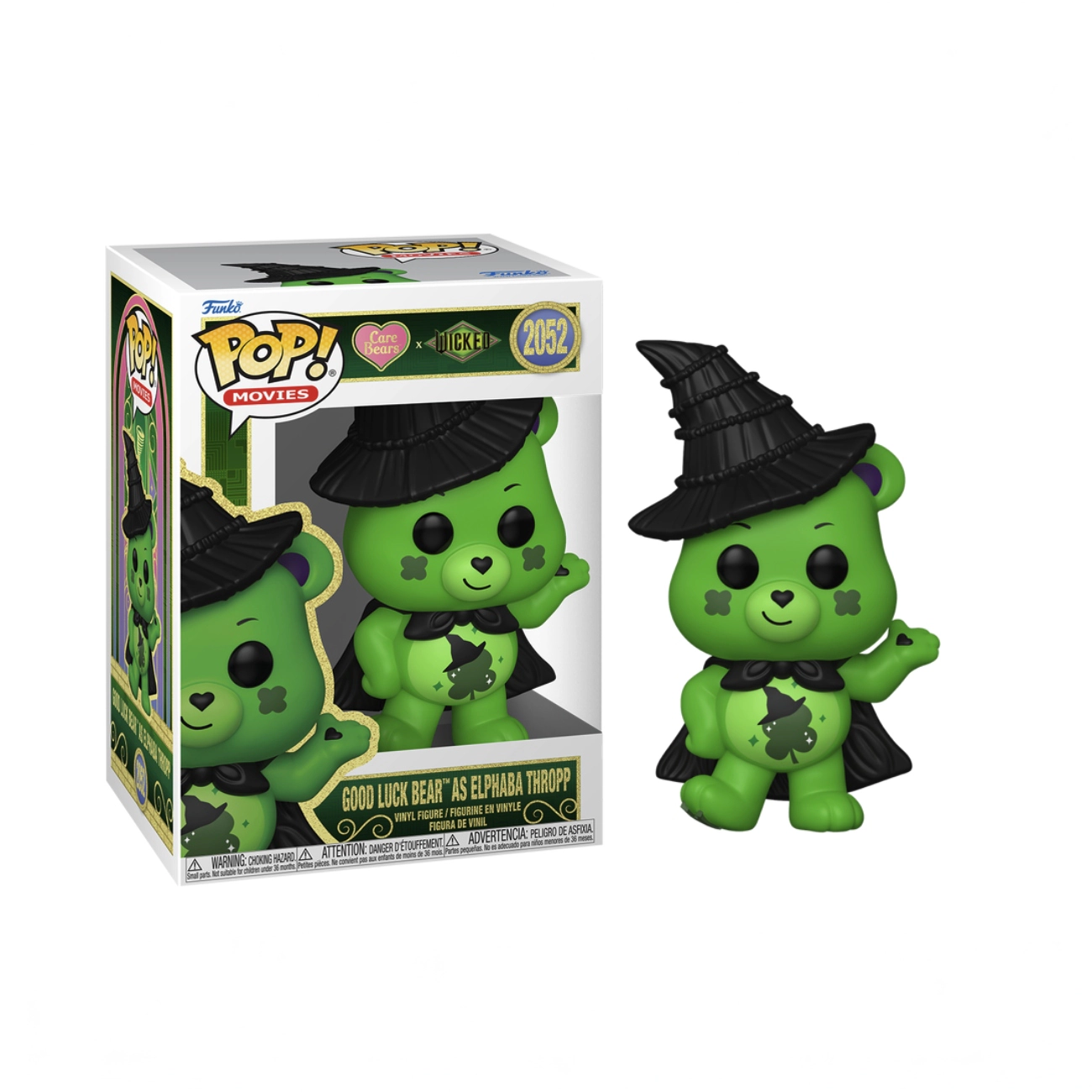 Funko Pop! Care Bears - Wicked: Good Luck Bear as Elphaba #2052