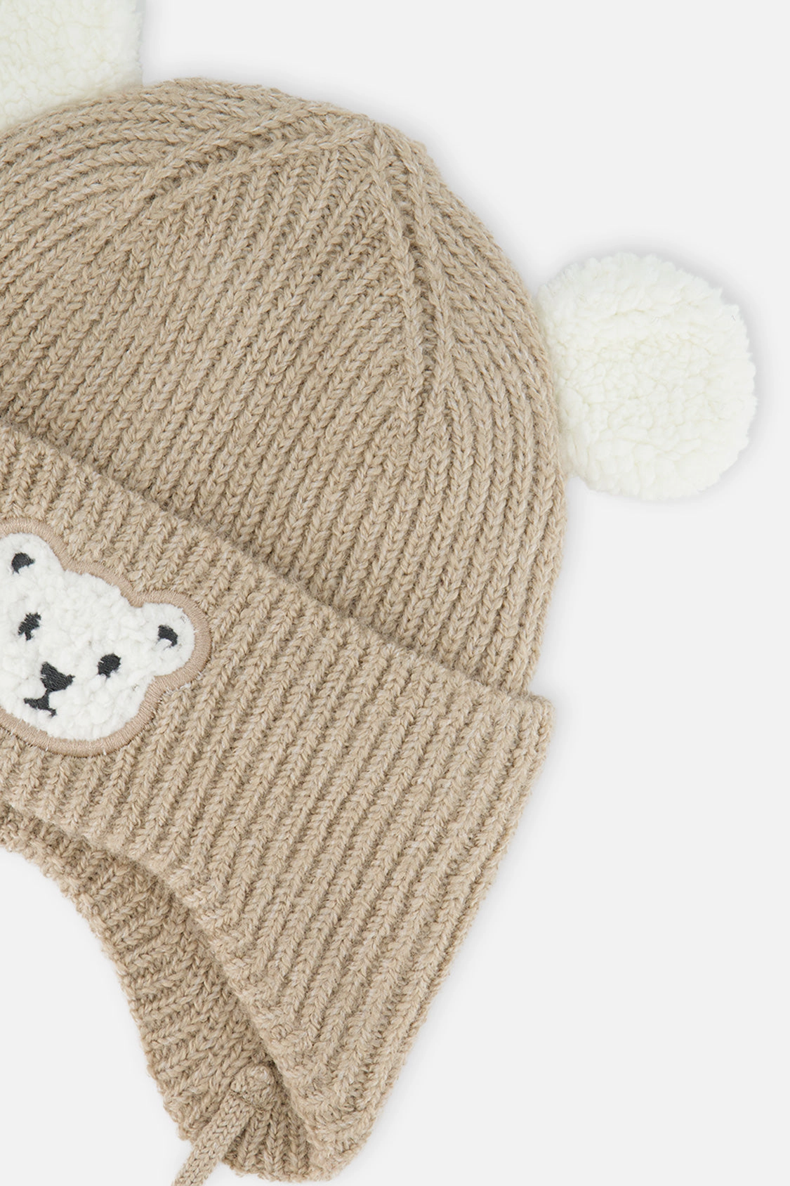 Deux par Unisex Winter Knit Hat with Ear Flaps and Ears