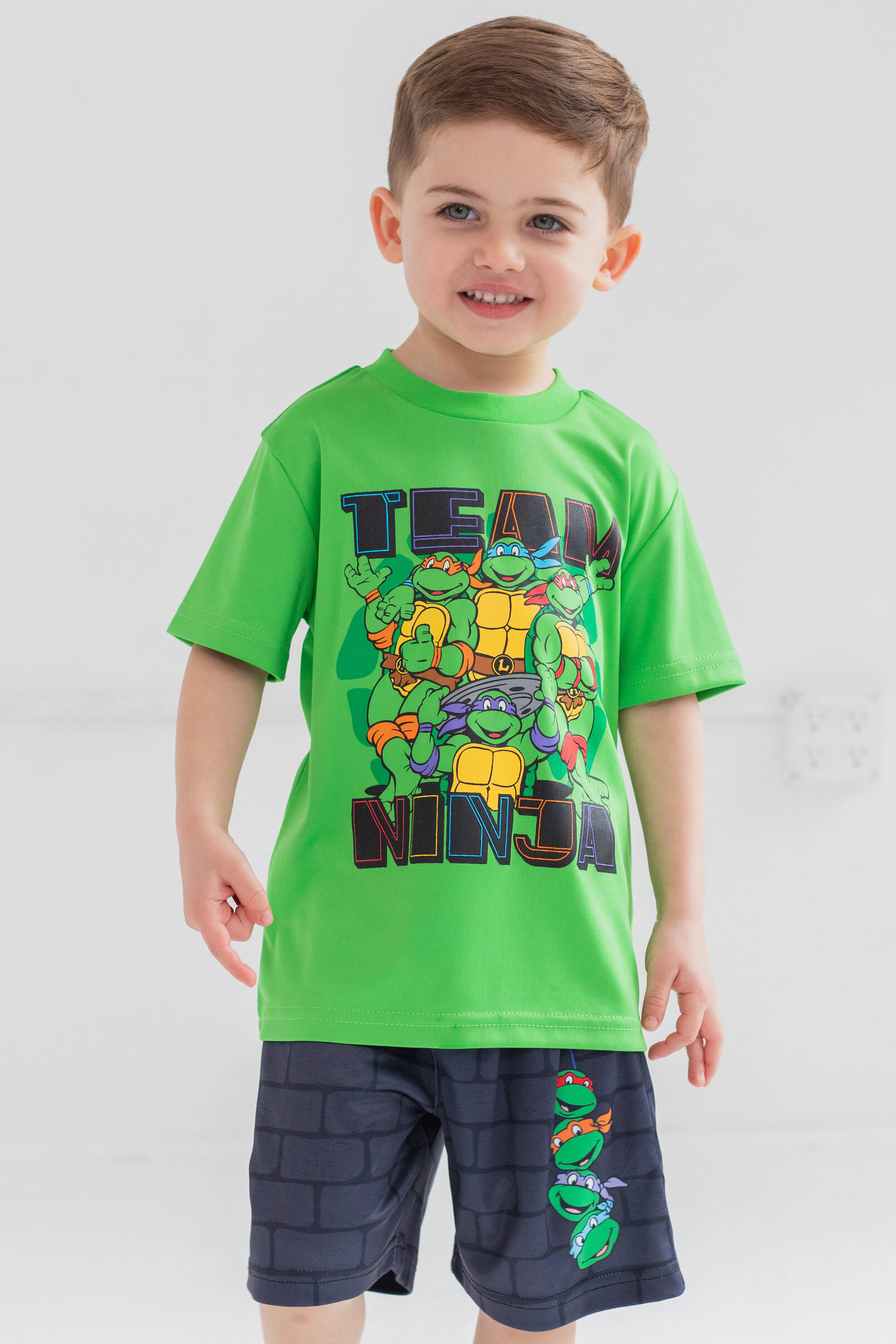 Teenage Mutant Ninja Turtles Boys' Athletic Tee Tank and Shorts Set