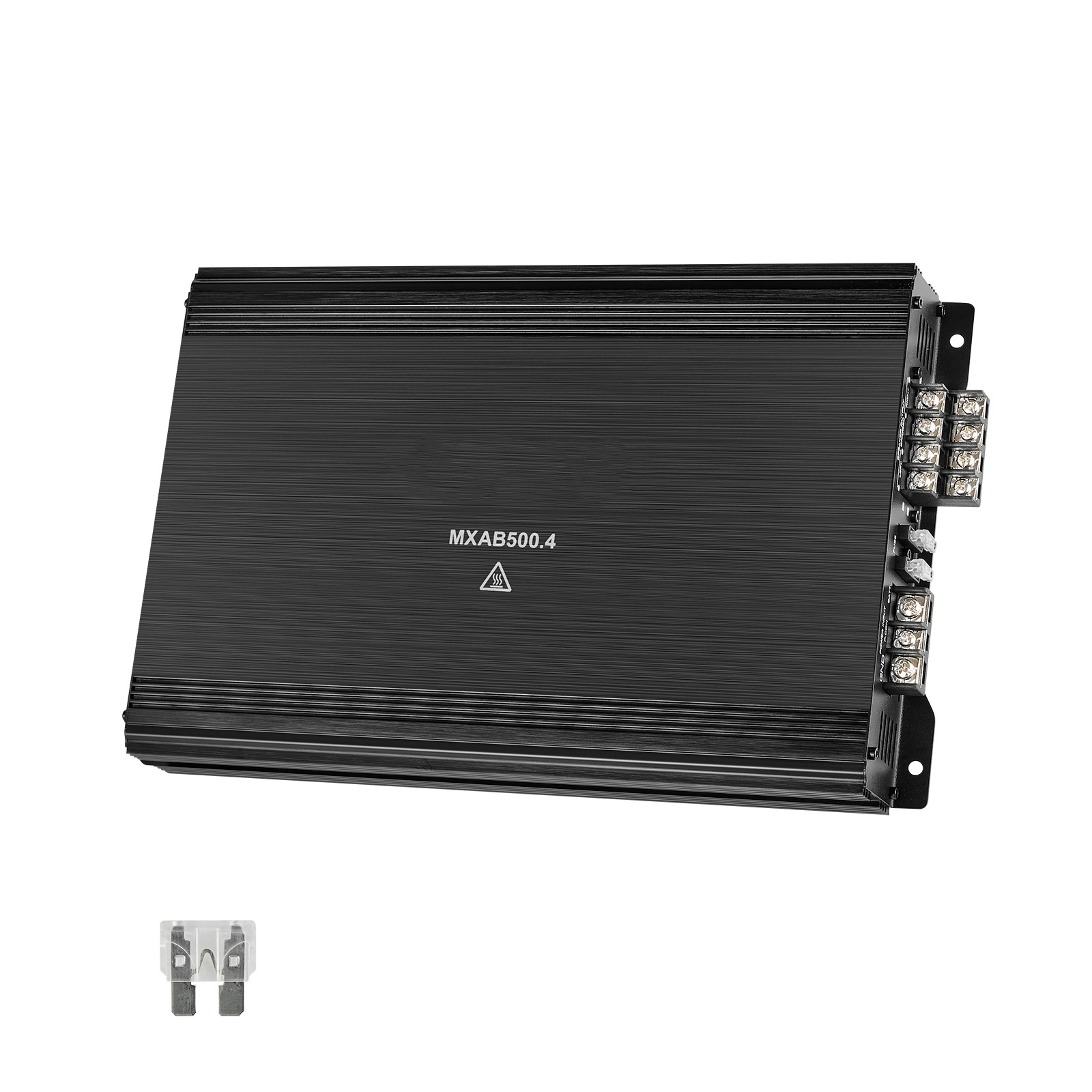 HONGGE 4 Channel Car Audio Amplifier 2 Ohm Stable Bridgeable Class Full Range Amp Max Power @ / for