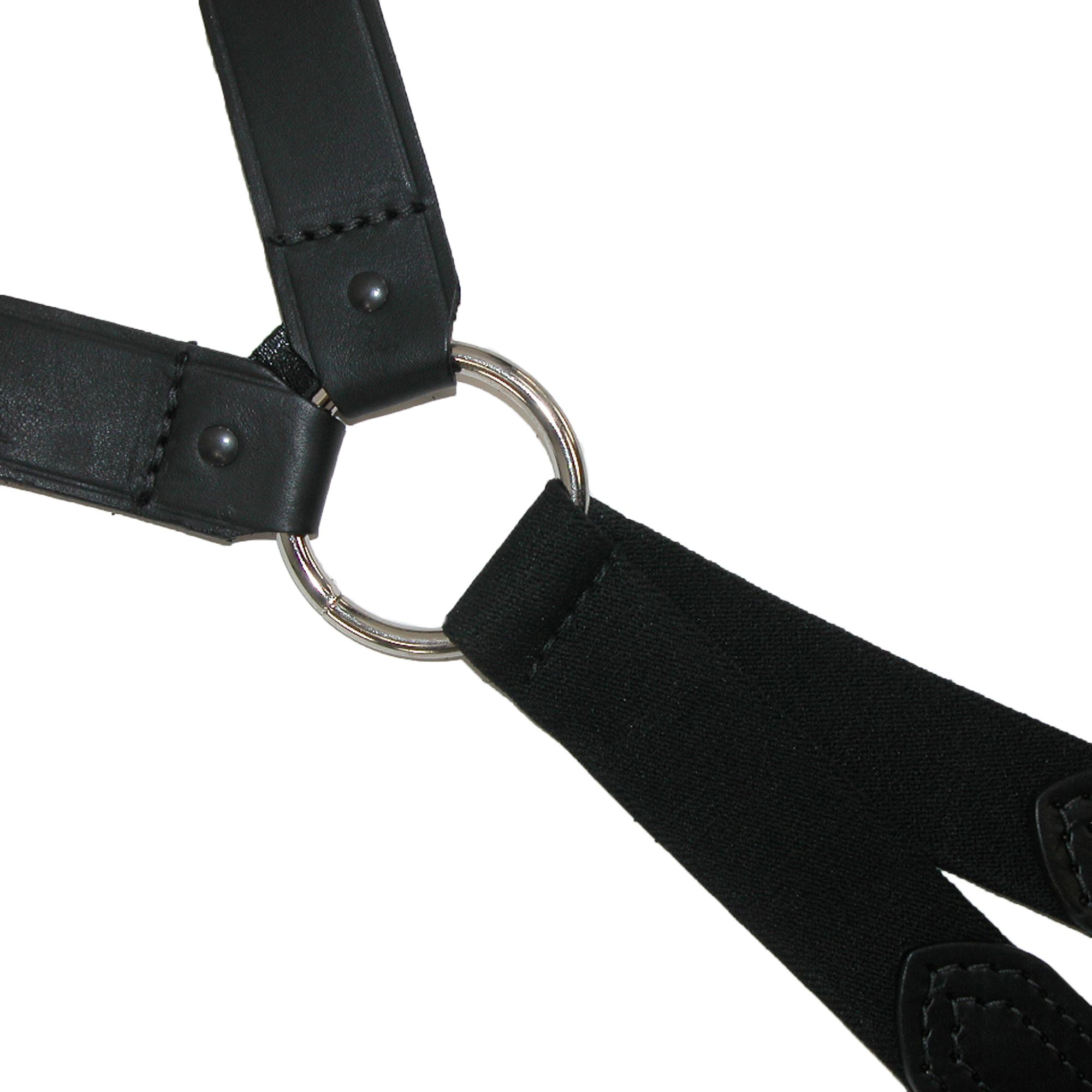 Boston Leather Leather Loop End Fireman Work Suspenders