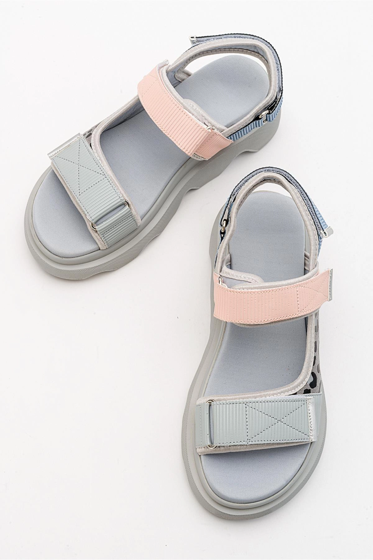 Prologue Shoes Womens Tedy Velcro Strap Sandal