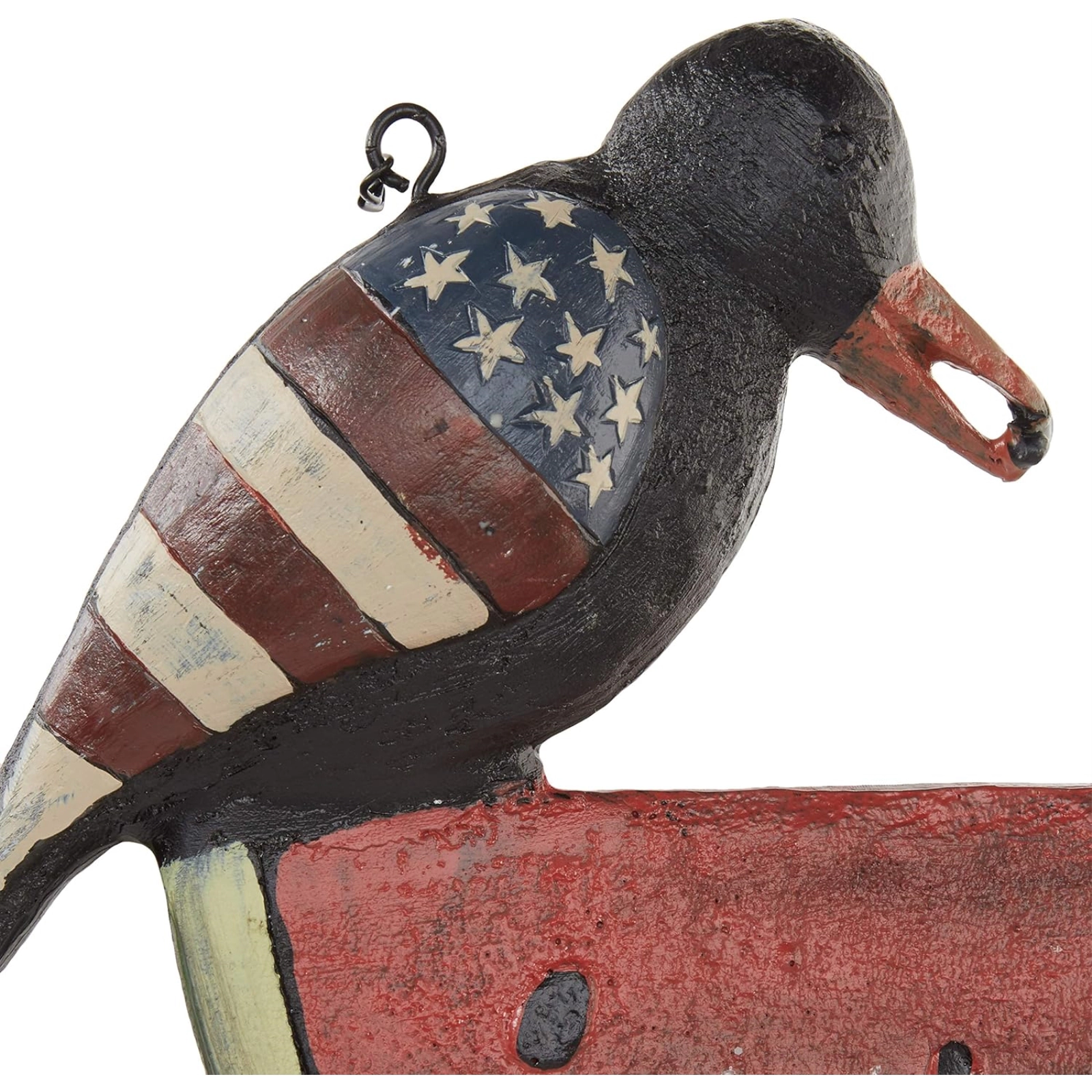 K&K Interiors Black Americana Crow on Watermelon Arrow Replacement - Arrow NOT included