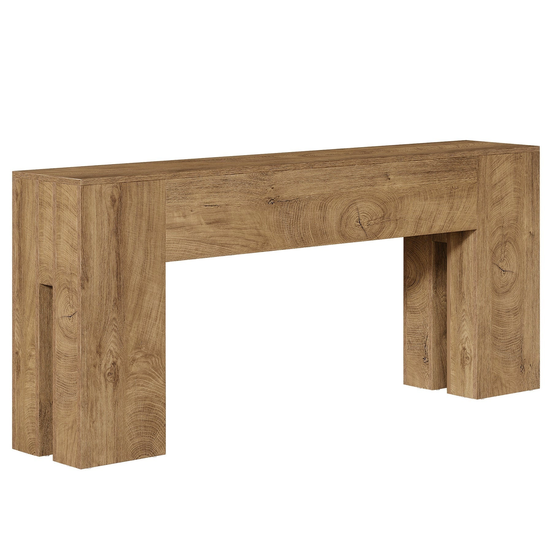 Tribesigns 70.8" Wooden Console Table, Sturdy Sofa Hallway Table