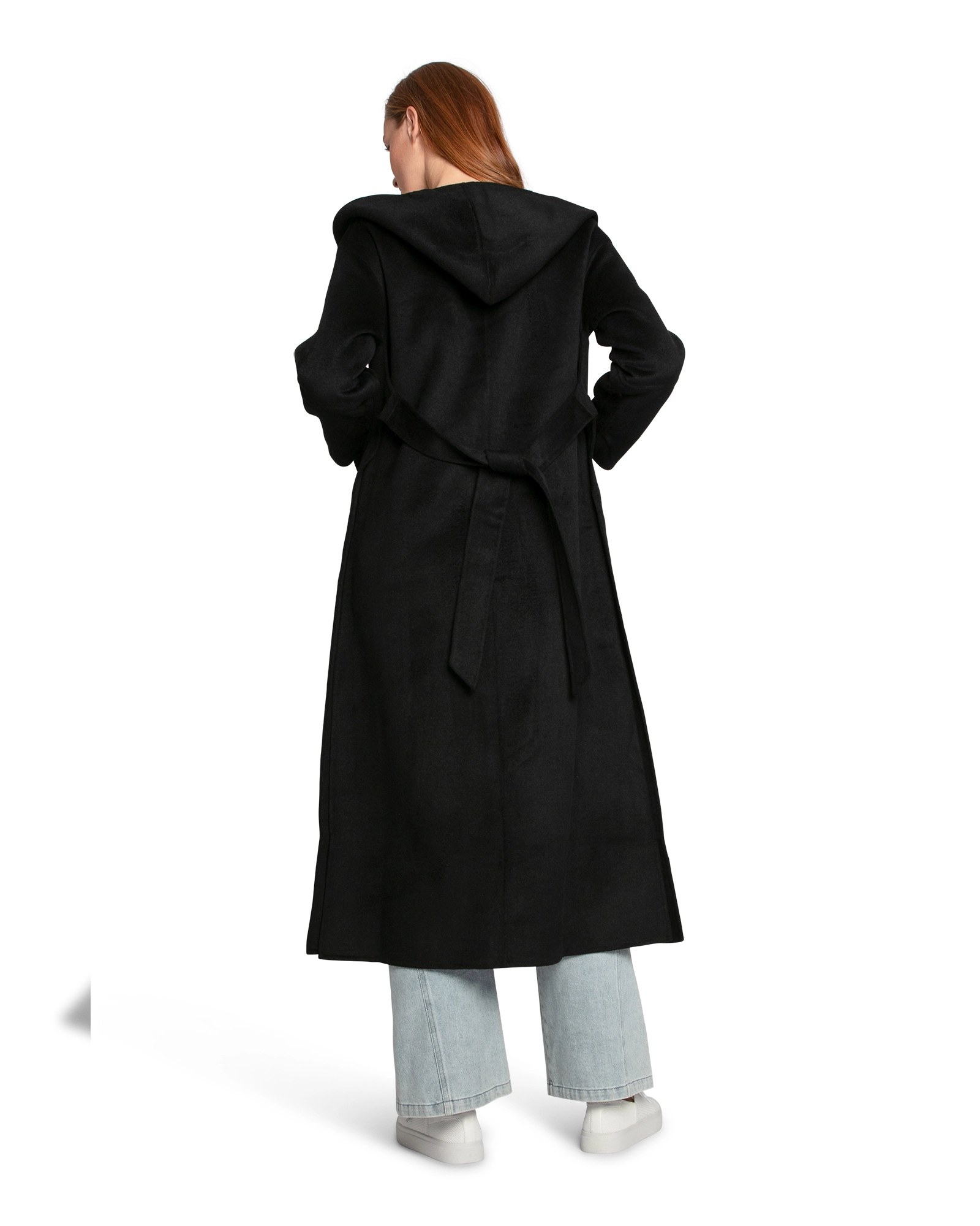 Belle & Bloom Womens Walk My Way Wool Blend Oversized Maxi Coat