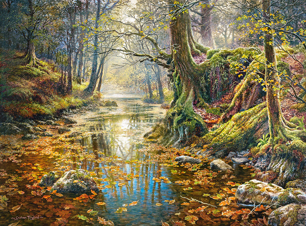 CASTORLAND 2000 Piece Jigsaw Puzzles, Reminiscence of the Autumn Forest, Nature puzzles, C-200757-2