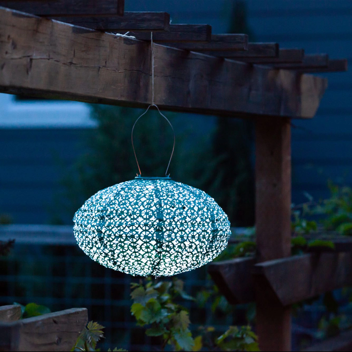 Allsop Home & Garden Soji Stella Oval 14 Solar Lantern
