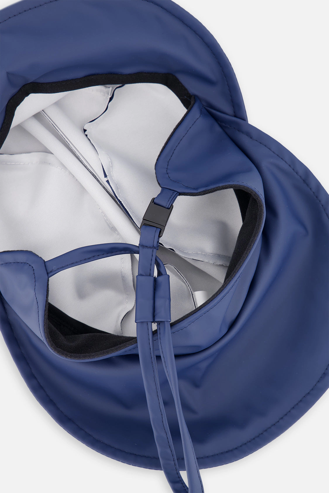 Deux par Deux Unisex Wide-Brim Rain Hat with Ear and Neck Flaps