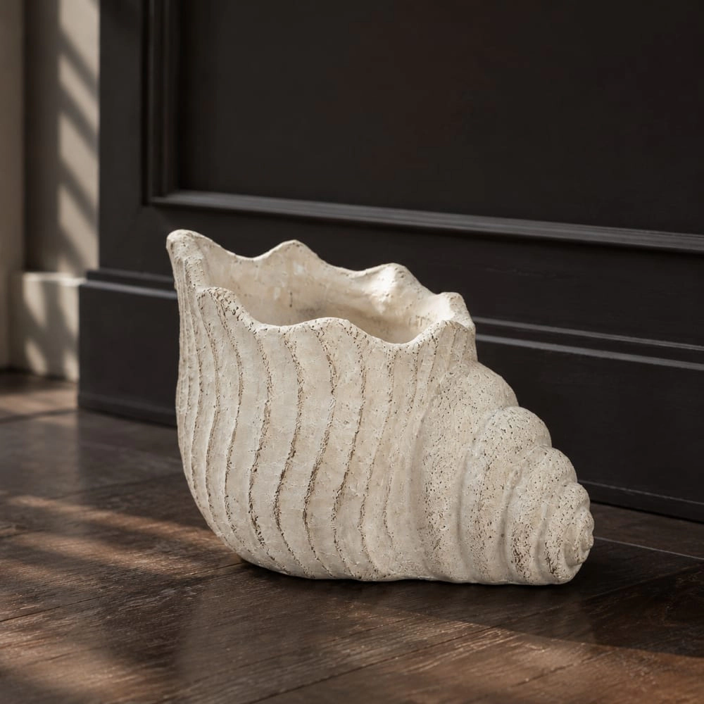 WOW PIONEER Solid Cement Garden Planter Pot