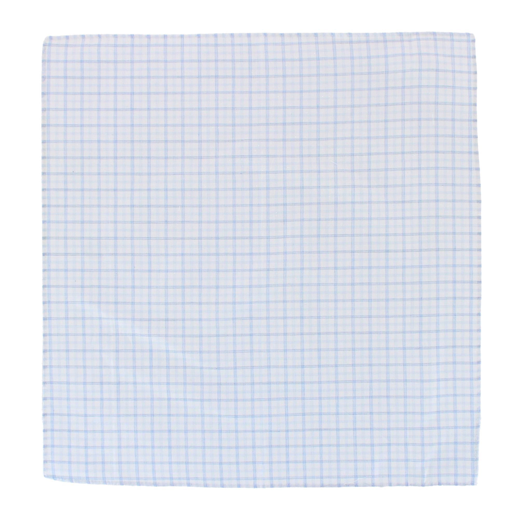 Essentials by Trafalgar Vibrant Dot and Check Patterned Blues Handkerchiefs
