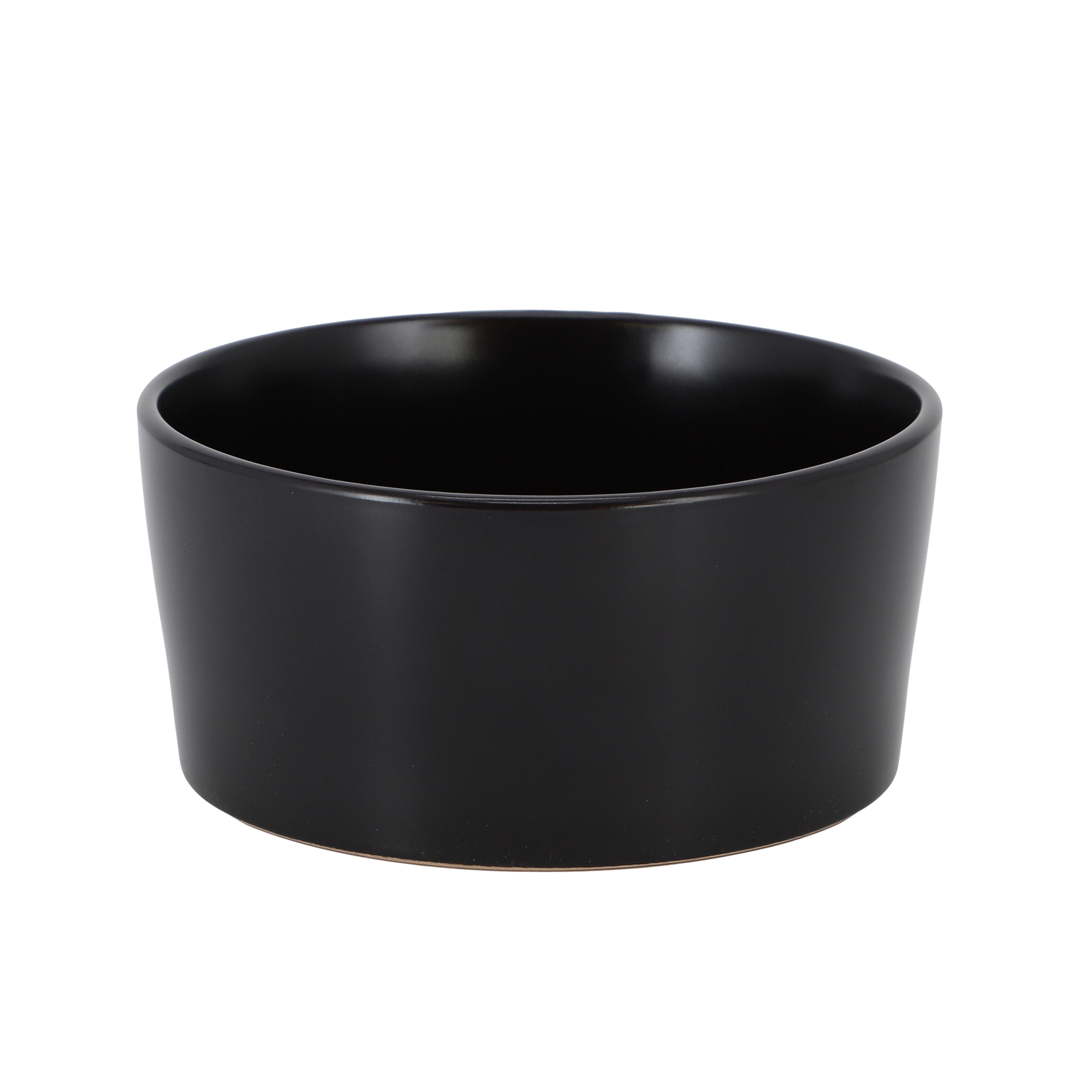 Elama Josh 18 Piece Stoneware Dinnerware Set in Matte Black