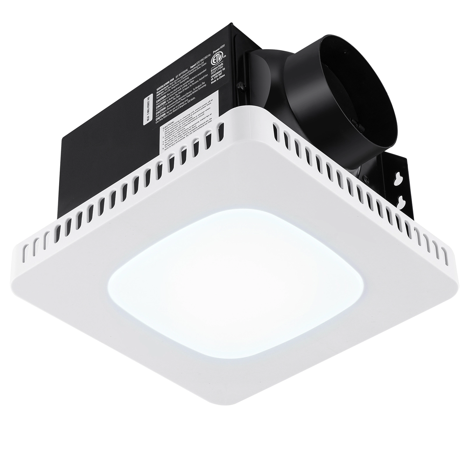 HONGGE Bathroom Exhaust Fan -Efficiency Ventilation 1.5sones Low Noise Operation All-Copper Motor Energy-Saving